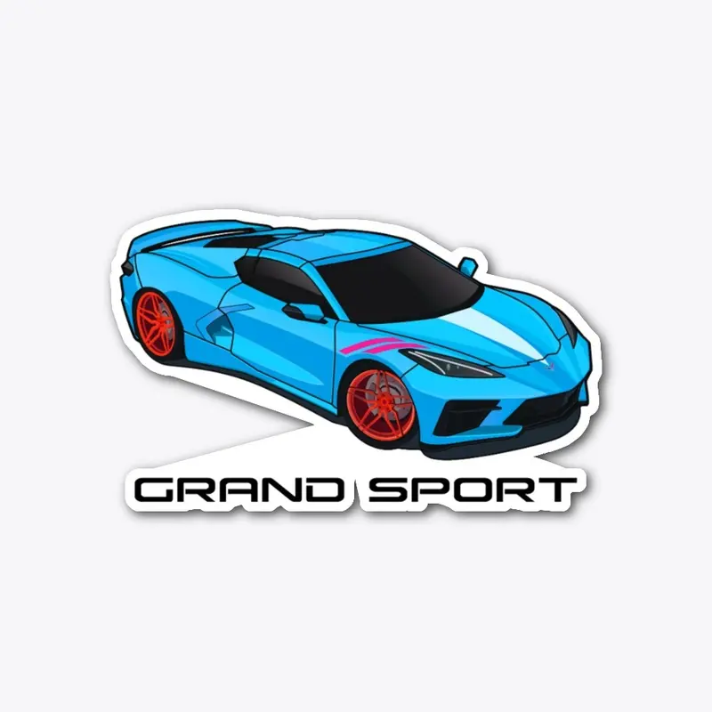 C8 Grand Sport Blue and Red Collection